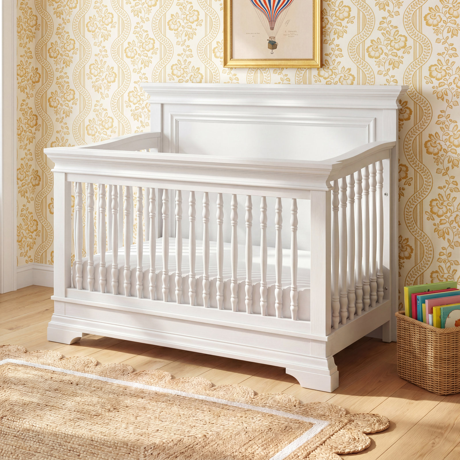 Frony 3 -in-1 Convertible Crib
