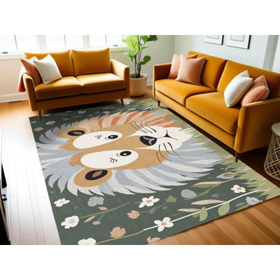 Tapis pour enfants 6 animaux Ginza