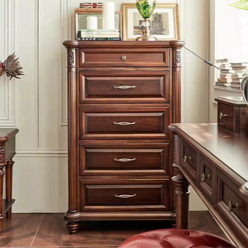 Walnut Solid Wood Accent Cabinet