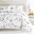  Down Alternative Magnolia Grey Patterned Comforter Set-59334086