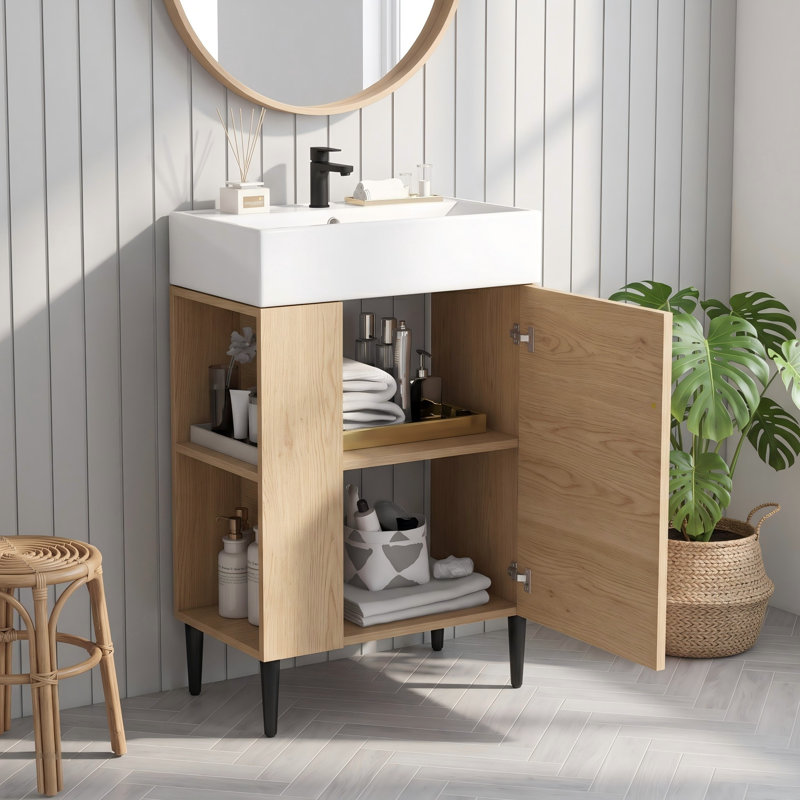 Meuble-lavabo avec dessus Hemington, Wood