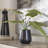 18'' Faux Calla Lily Plant in Metal Pot