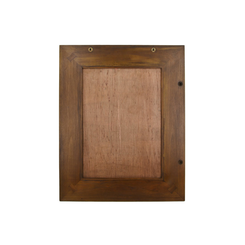 Flamingo Wood Wall Mirror, 100 cm H
