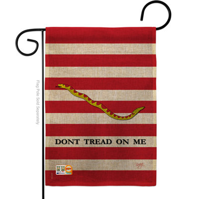 1 côté 18,5 x 13 po x l 13 po u.s. jack en toile jute drapeau de jardin