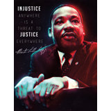 " Martin Luther King Jr Injustice Anywhere "