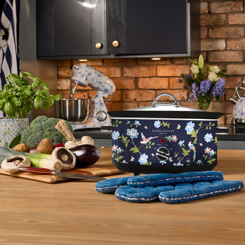 VQ- Laura Ashley 6.5L Slow Cooker, Elveden Navy