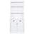 83.4"Tall Bookshelf Suite, Modern Bookcase Suite with LED Lighting,Doors and Drawers,2-Piece Set
