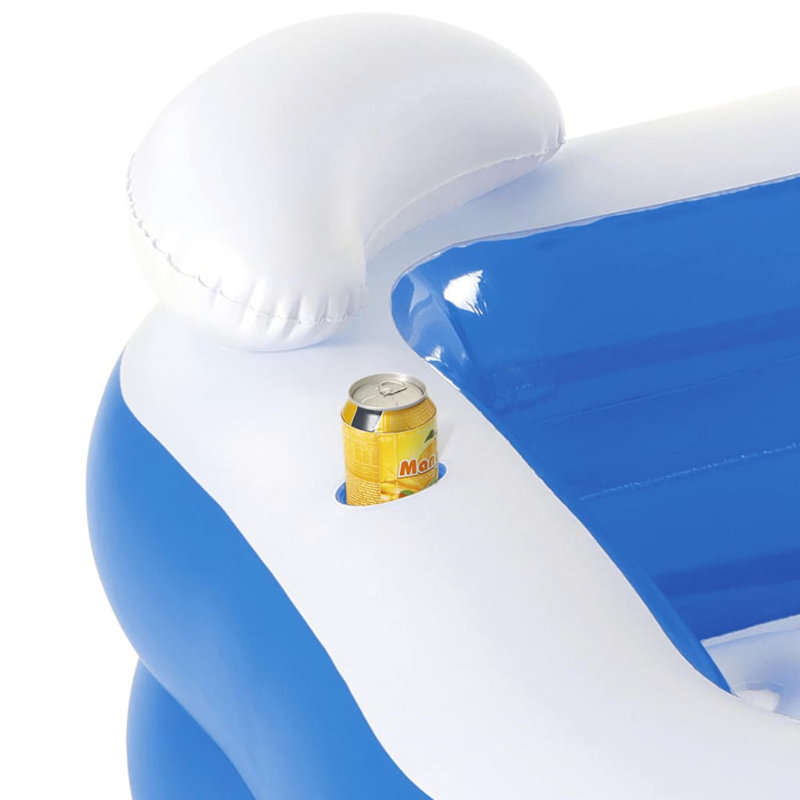 Plastic Inflatable Pool 69cm H x 206cm W x 213cm L