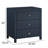 Nevarre 3-Drawer Nightstand - Midnight Blue-590796683