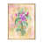 Toile avec cadre flottant or