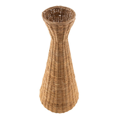Cole and Grey Seagrass Handmade Wrapped Brown Decorative Vase