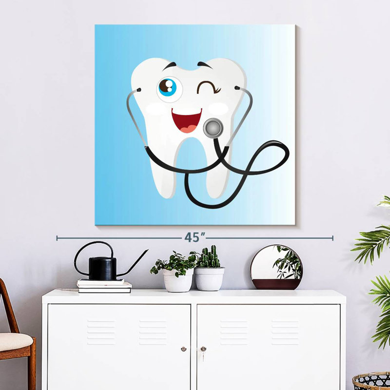 Alcaraz «Happy Tooth Doctor», H 33 po x l 33 po