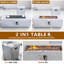 Table de foyer d'extérieur au propane Dynthe H 14 po x l 42 po Terrafab