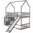 House Bunk Bed With Convertible Slide, Storage Staircase Can Be Placed Left Or Right-658680280