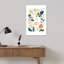 Floral Whimsy Bloom Abstract Delicate Modern Flower Landscape Wall Art Print by Treechild - Wrapped Canvas Print-1857597987