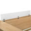 Lit plateforme double en bois avec 6 tiroirs, tablettes, bureau et garde-robe-1009036153