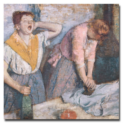 «The Laundresses, 1884» par Edgar Degas, reproduction sur toile