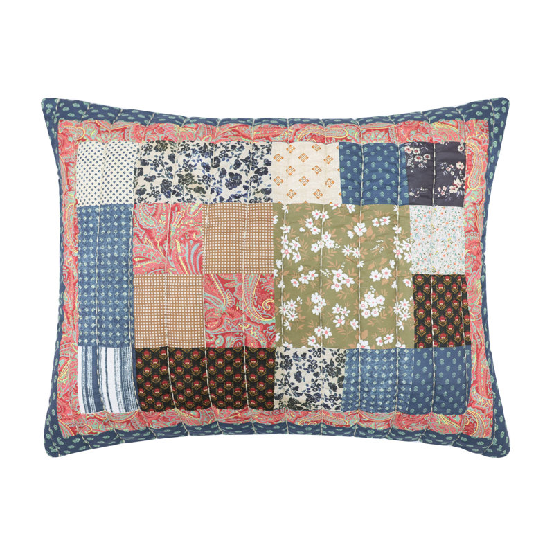 Greenland Home Fasions Shiloh Calico King Sham, 20x36, King