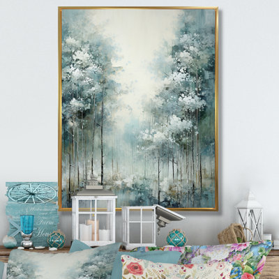 Pin, forêt enchantée I - pin, art mural