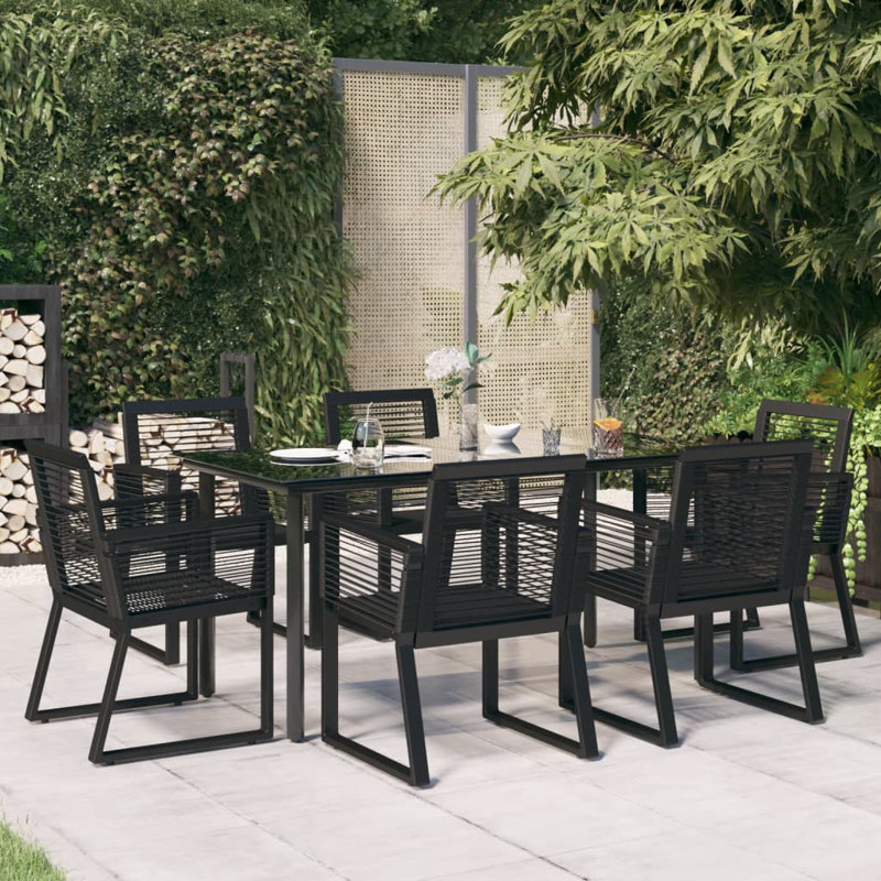 Ensemble repas pour l'extérieur L 78,7 po Antorio, L 63 po x l 31,5 po x H 29,1 po