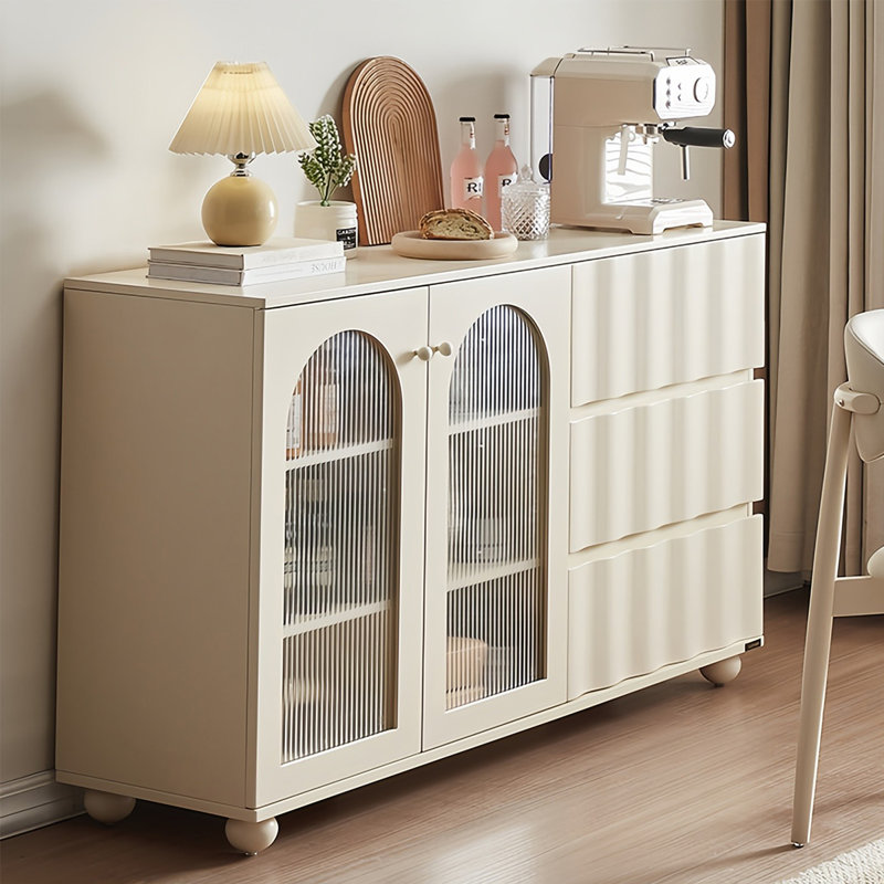 Buffet de rangement et de style crème