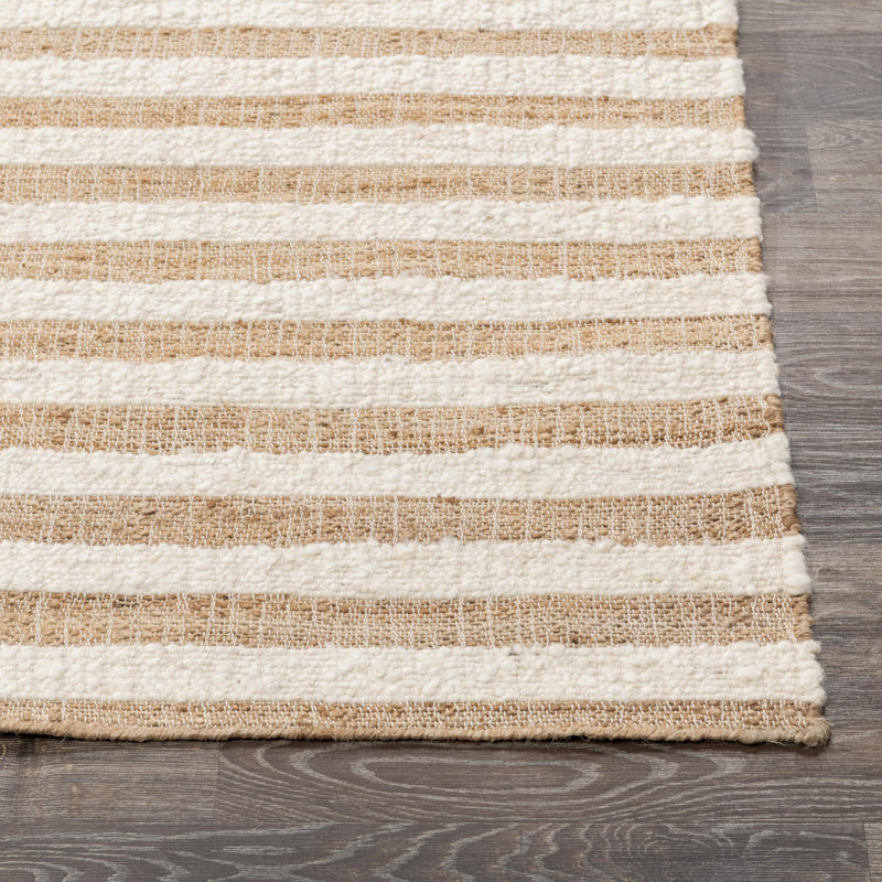 Rhode Handwoven Wool Blend Area Rug, Rectangle 5' x 8'
