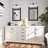 Farmhouse Rectangle Framed Wall Bathroom Vanity Mirror Accent Mirror-110439460-110439458