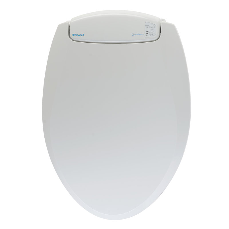 Siège de toilette chauffant à veilleuse LumaWarm, Allongée, Blanc