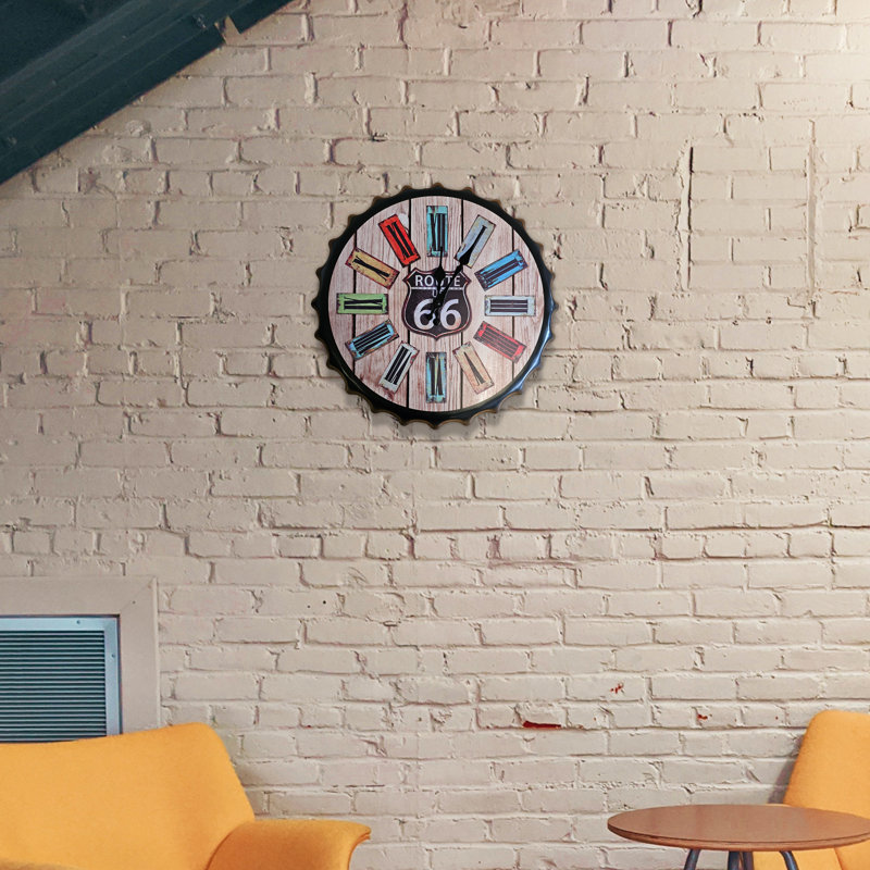Amena Metal Wall Clock