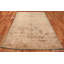 Tapis ivoire antique en coton Agra