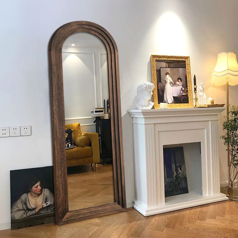 Miroir mural Trenika, Brun foncé, 64 po x 21 po