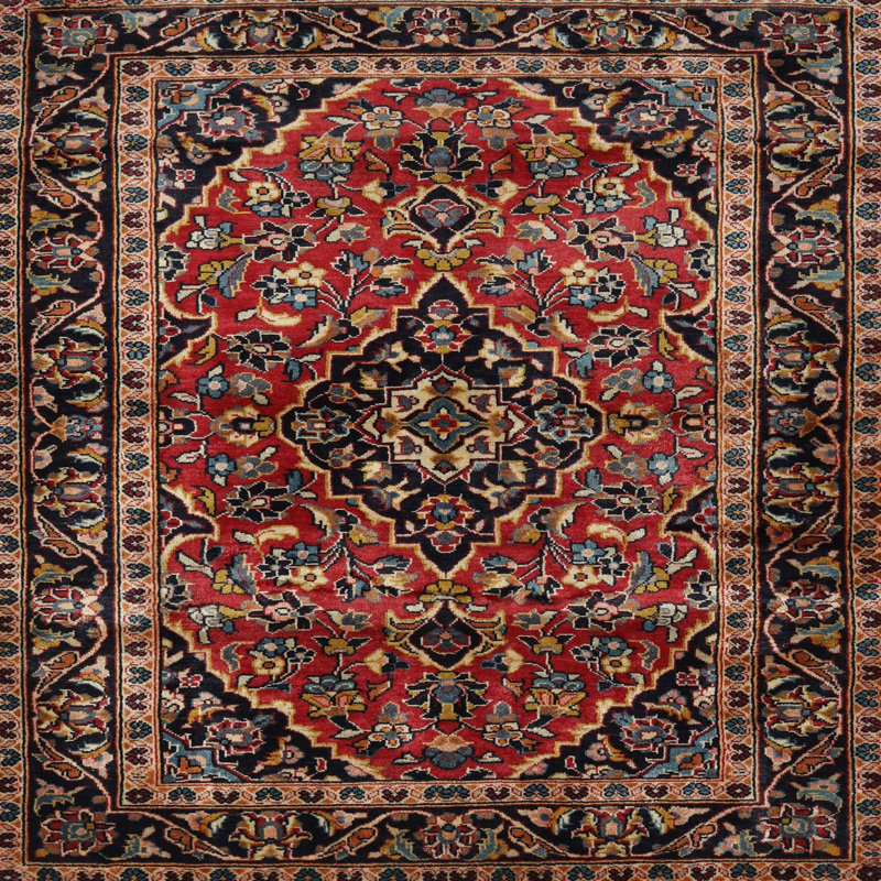 Morty Oriental Indoor Rug, Round 8'