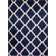 Woodway Geometric Navy Blue Area Rug