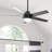 52" Aerodyne 5 - Blade Smart Standard Ceiling Fan with Lights and Remote-57282074