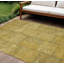 Tapis extérieur lavable 9 pi x 12 pi doré et gris