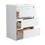 Armoire de salle de bain autoportante 24 po avec lavabo en résine
