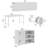 Bush Business Furniture Hustle 2 Person Computer Desk With Mobile Storage Cabinets, Power Grommets, And Privacy Screen-109304659