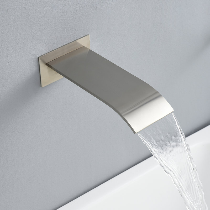 Complete Shower System with Rough in-Valve, Brushed Nickel