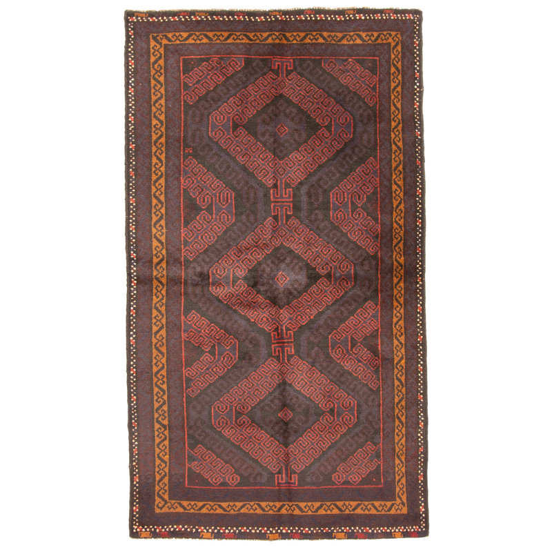 Rizbaft Black Rug 3'4" x 6'4"