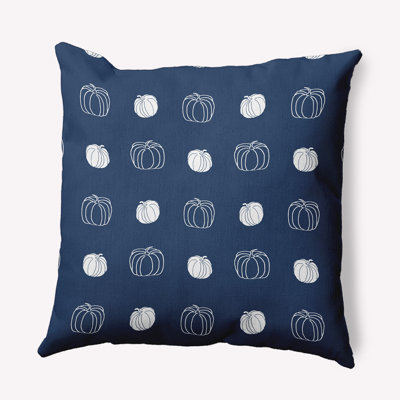 Coussin décoratif à motif citrouille