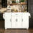 54.3-Inch MDF Sideboard With Four Doors And One Drawer, Featuring Adjustable Shelves And Aluminum Alloy Handles.-128851909