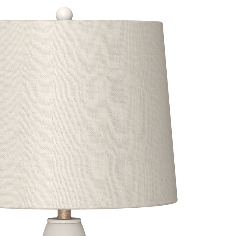 Buoy - lampe de table côtière en poly 27 po - ensemble de 2 - finition bleue, marine et blanche