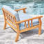 Chaise en bois d'eucalyptus miel Honey