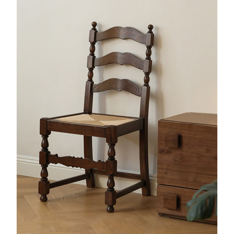 Chaise de salle à manger Vintage, Brun