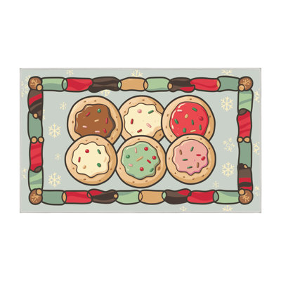Tapis de vacances The Holiday Aisle® Cookies