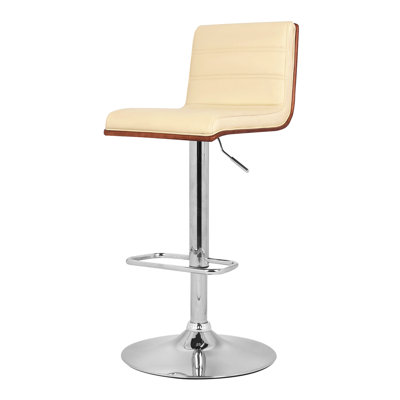 Tabouret de bar moderne ajustable en similicuir