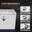 Everly Quinn Underbody Truck Box, 24"×14"×16" Pickup Storage Box