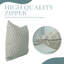 Housse de coussin Fabividine Boho, lin pur, gris, Traz-107396688-107396689