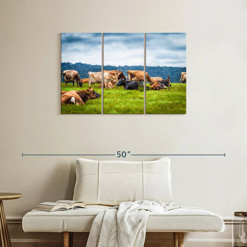 Brampt Cow Gathering, 24" H x 38" W