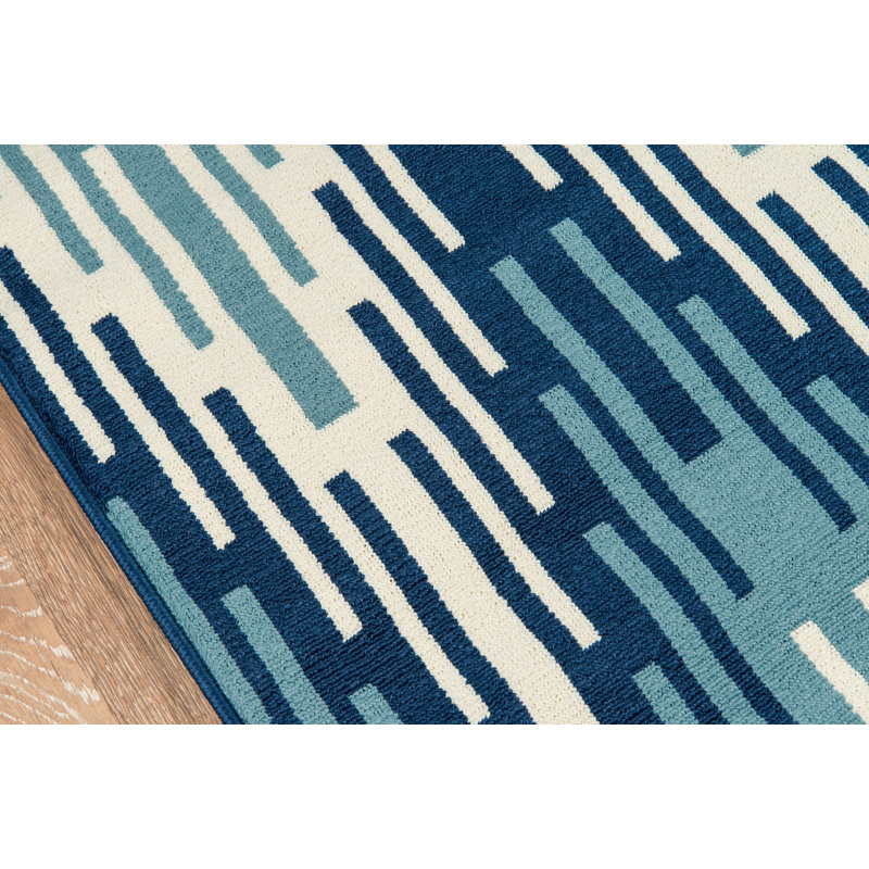 Tapis bleu Turnbow, Rectangle 1 pi 8 po x 3 pi 7 po
